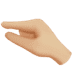 🤏🏼 pinching hand: medium-light skin tone display on Apple